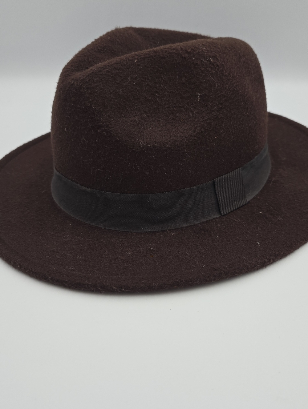 H&M Brown Fedora Hat Size Large
